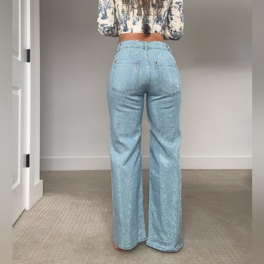 Rhinestone jeans